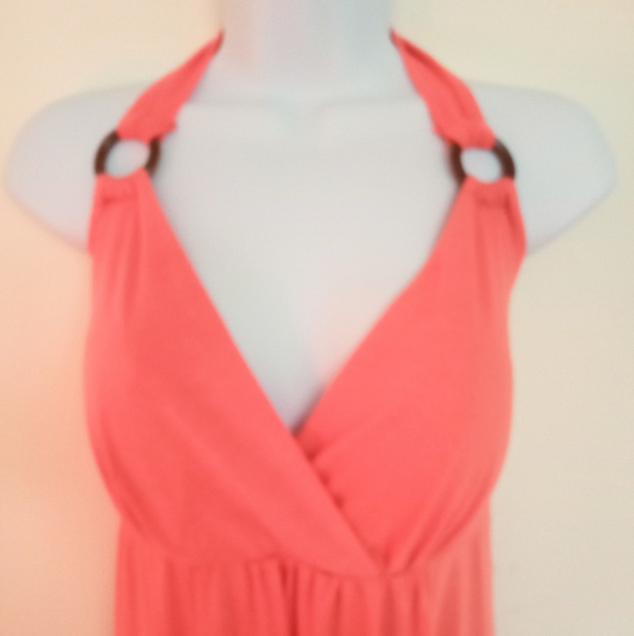 NWTπFREE GIFT INCLUDEDπMidi Dress Push-Up Pads Bra, Strap Neck Halter Summer - Picture 4 of 16